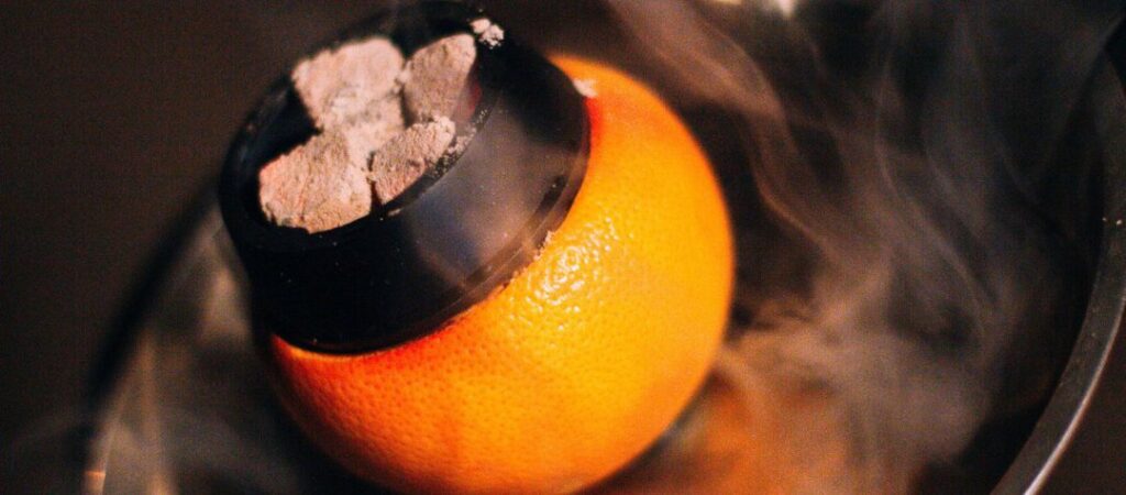 Кальян на апельсине